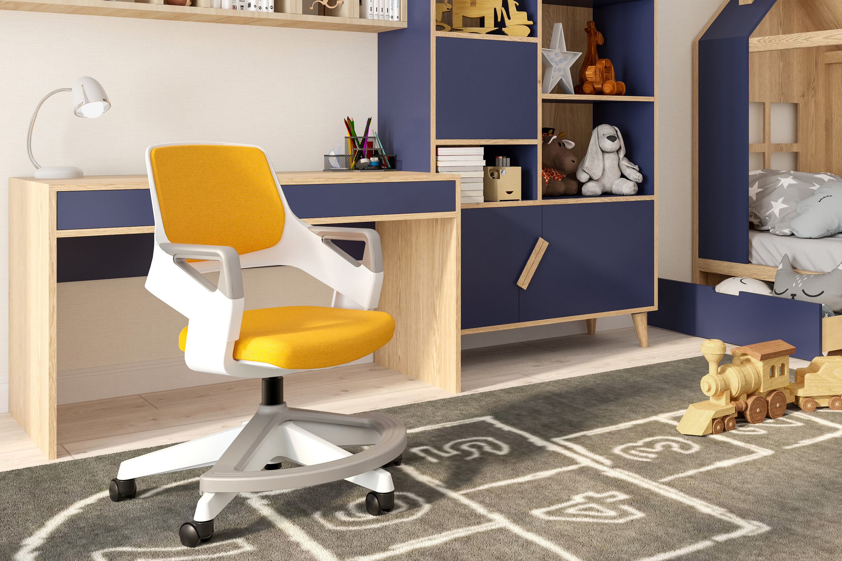 Rookee Unique Armchair, an ergonomic chair for children