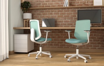 Silla de oficina para un piso pequeño: soluciones prácticas
