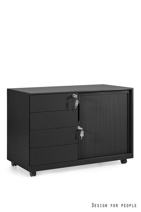 CABINET FB-615-L-4-B - CZARNY